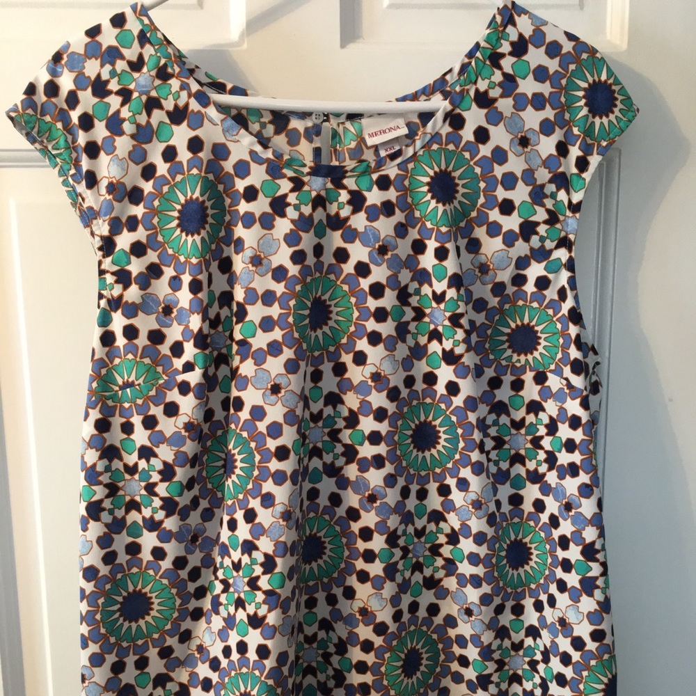 Sleeveless blouse xxl